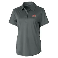 Women's Cutter & Buck Gray Illinois State Redbirds Prospect Textured Stretch Polo