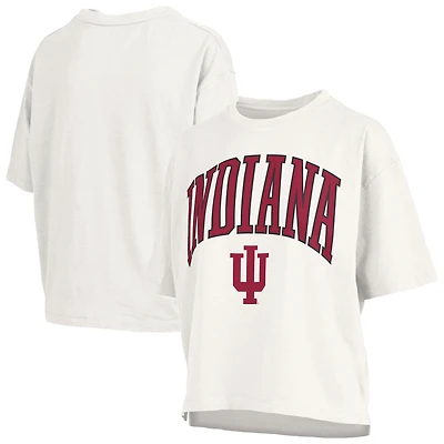 Women's Pressbox  White Indiana Nelson T-Shirt