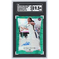 Aliyah Boston Indiana Fever Autographed 2024 Panini Prizm Green Pulsar Prizm #TB-AB #7/25 SGC Authenticated 9.5/10 Card