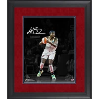 Photographie encadrée de 11" x 14" de Aliyah Boston Indiana Fever - Signature fac-similé