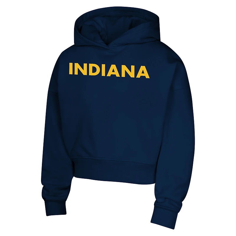 Sweat à capuche tendance bleu marine Indiana Fever pour filles