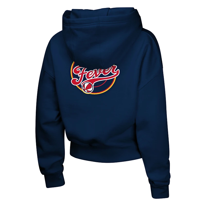 Sweat à capuche tendance bleu marine Indiana Fever pour filles