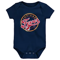 Infant Outerstuff Indiana Fever Destiny 3-Piece Creeper Set