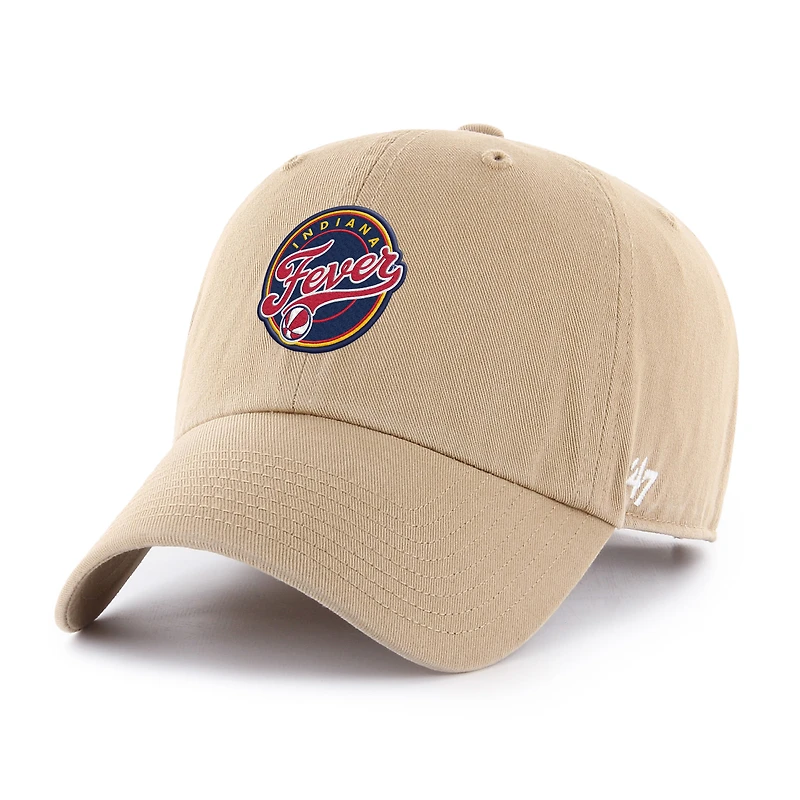 Casquette ajustable kaki Indiana Fever Core Logo Clean Up pour homme