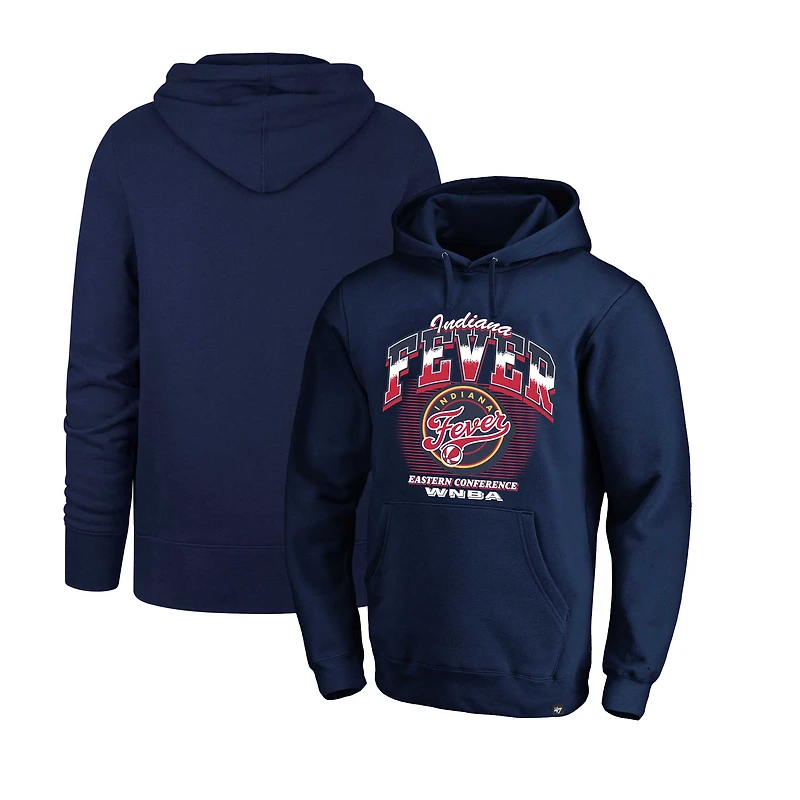 Men's '47 Navy Indiana Fever Big & Tall Headline Hoodie