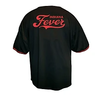Men's Fanatics  Black Indiana Fever Big & Tall Full-Button Fashion Jersey