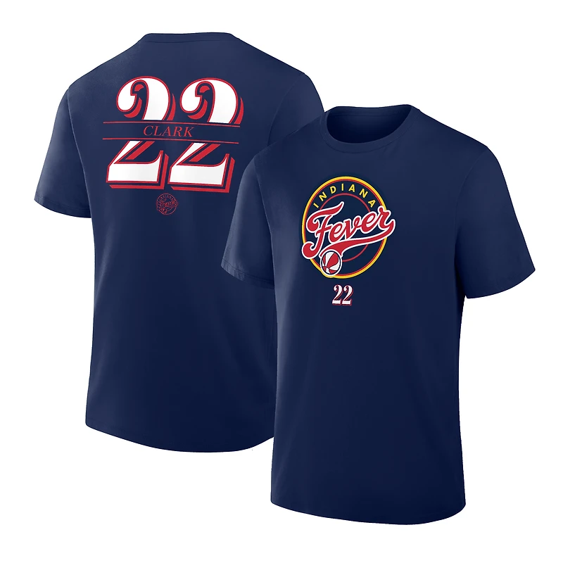 Men's Fanatics Caitlin Clark Navy Indiana Fever The Paint Name & Number T-Shirt