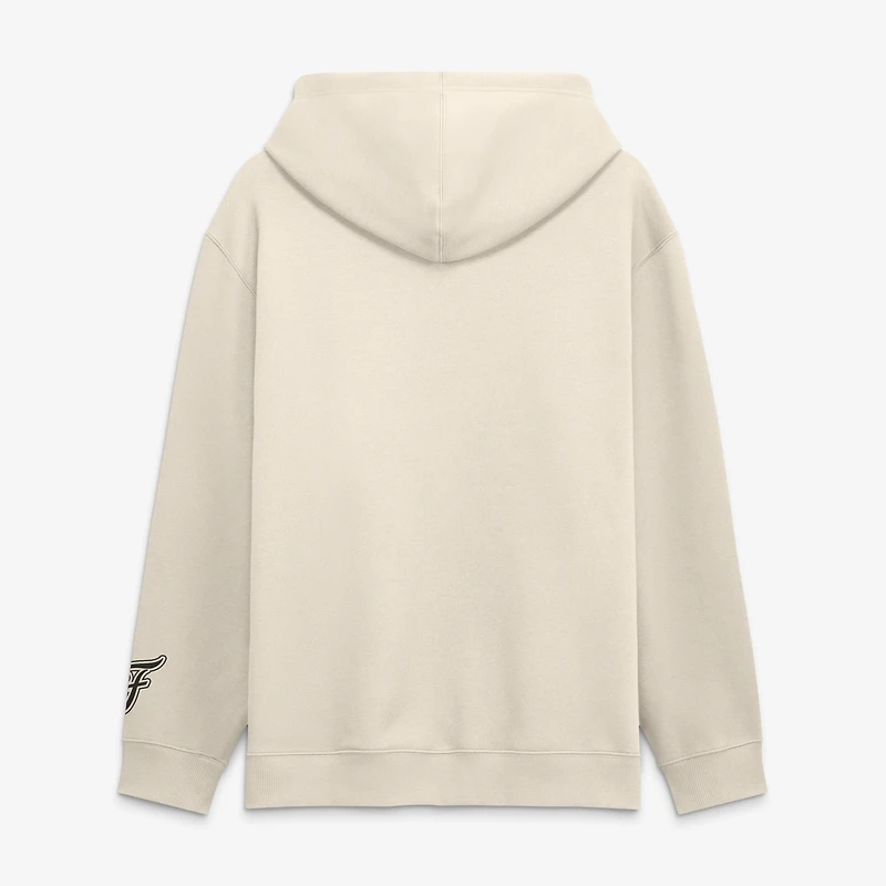 Men's Fanatics  Cream Indiana Fever Legacy Fleece Pullover Hoodie