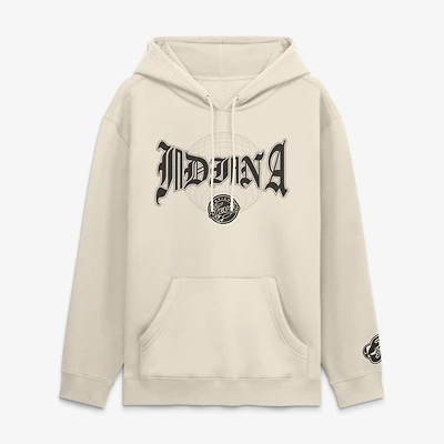 Men's Fanatics  Cream Indiana Fever Legacy Fleece Pullover Hoodie