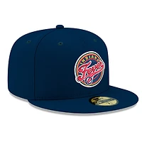 Casquette ajustée New Era bleue pour homme Indiana Fever Team 59FIFTY