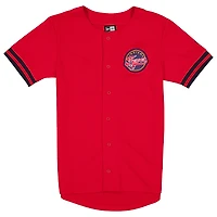 Maillot de baseball New Era rouge Indiana Fever pour homme, édition spéciale repêchage WNBA 2026.
