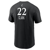 T-shirt Nike Caitlin Clark pour homme, édition Rebel, noir, avec nom et numéro, Indiana Fever