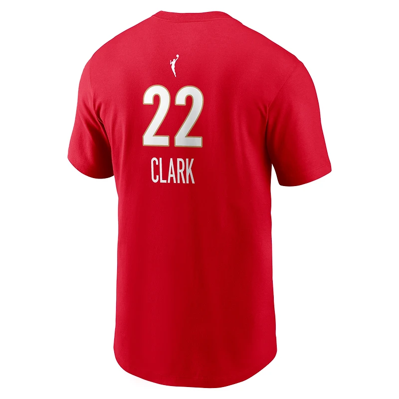 Men's Nike Caitlin Clark Red Indiana Fever Name & Number Rebel Edition T-Shirt
