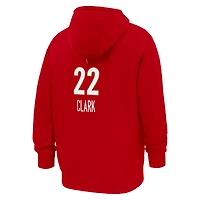 Men's Nike Caitlin Clark Red Indiana Fever Rebel Edition Name & Number Hoodie