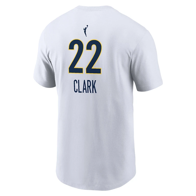 Men's Nike Caitlin Clark White Indiana Fever Heroine Edition Name & Number T-Shirt