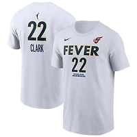 Men's Nike Caitlin Clark White Indiana Fever Name & Number Heroine Edition T-Shirt