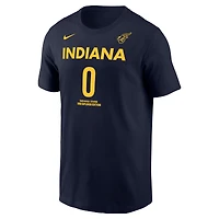 Men's Nike Kelsey Mitchell Navy Indiana Fever Name & Number T-Shirt