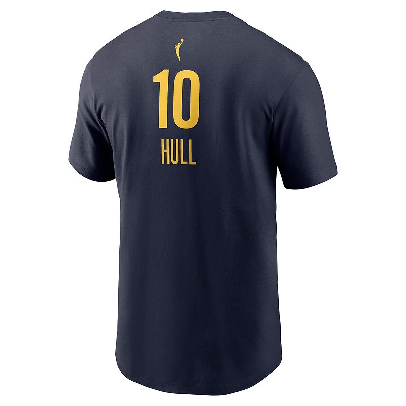 T-shirt Nike Lexie Hull bleu marine Indiana Fever Explorer Edition pour homme, avec nom et numéro