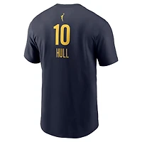 T-shirt Nike Lexie Hull bleu marine Indiana Fever Explorer Edition pour homme, avec nom et numéro