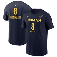 Men's Nike Sophie Cunningham Navy Indiana Fever Name & Number T-Shirt