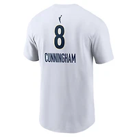 T-shirt Nike Sophie Cunningham blanc Indiana Fever édition héroïne