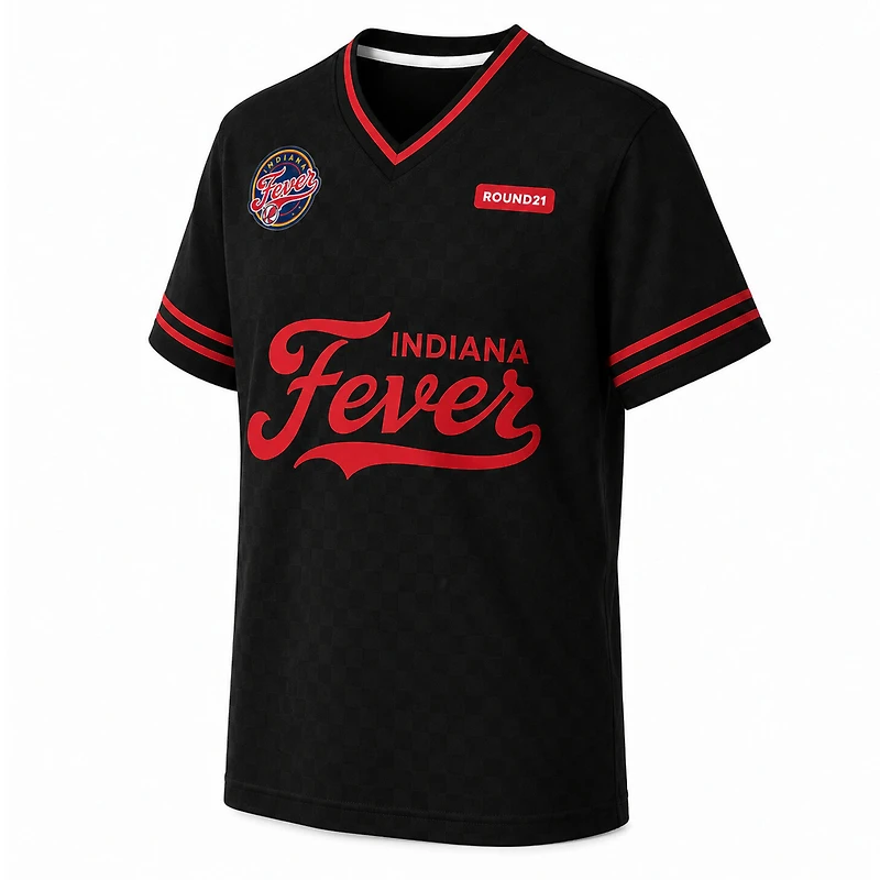 Men's round21 Black Indiana Fever Soccer Jersey