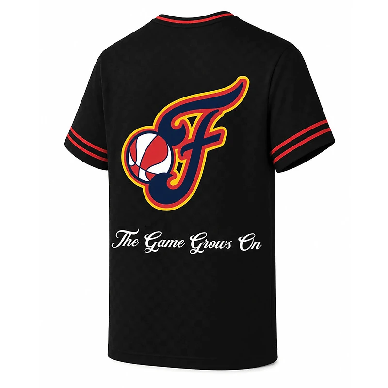 Maillot de soccer noir Indiana Fever pour hommes, round21