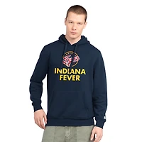 Men's Starter  Navy Indiana Fever 30th Anniversary Pitcher Pullover Hoodie