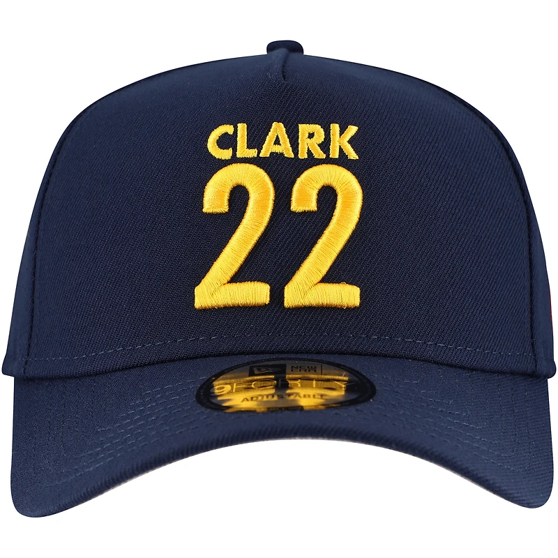 New Era Caitlin Clark Navy Indiana Fever WNBA A-Frame 9FORTY Adjustable Hat