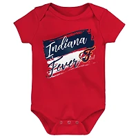 Ensemble de body 3 pièces pour nouveau-né Outerstuff Indiana Fever Destiny