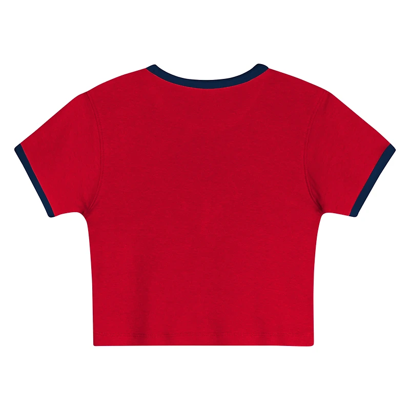 Ensemble t-shirt et short Red Indiana Fever Double Run pour tout-petit