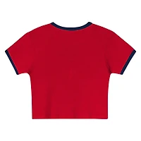 Ensemble t-shirt et short Red Indiana Fever Double Run pour tout-petit