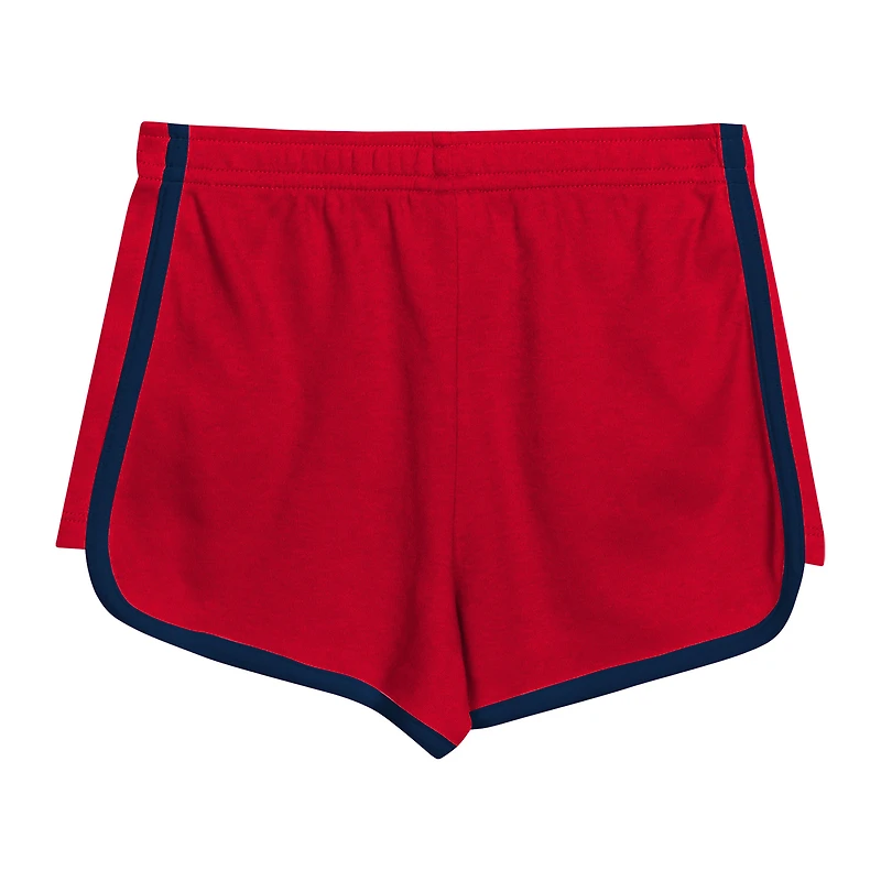 Ensemble t-shirt et short Red Indiana Fever Double Run pour tout-petit