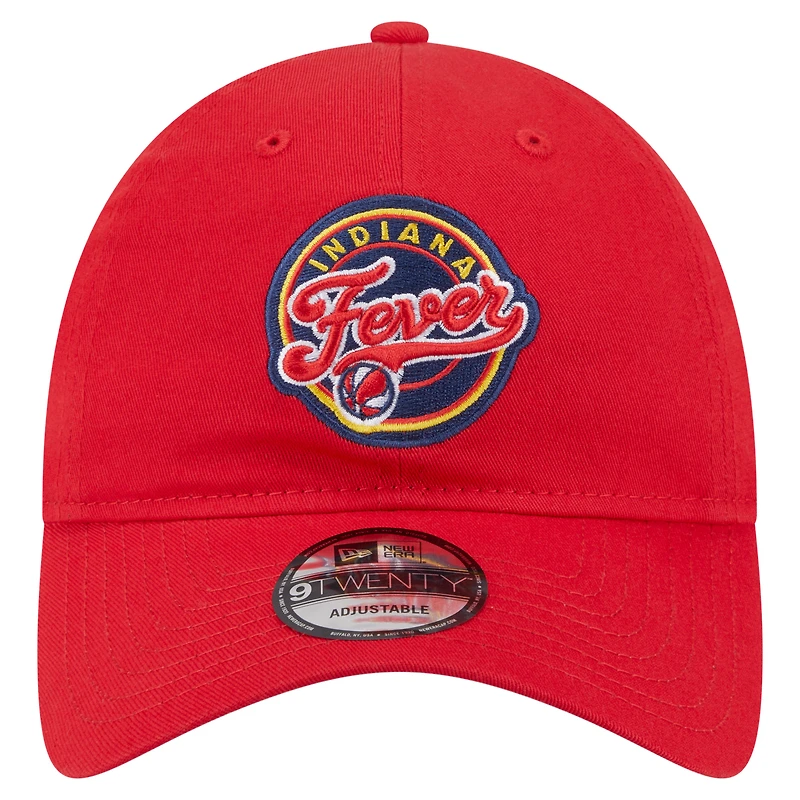 Unisex New Era  Red Indiana Fever 9TWENTY Established Date Side Patch Hat