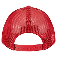 Unisex New Era  White/Red Indiana Fever 9FORTY A-Frame Graphic Trucker Hat