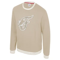 Sweat-shirt unisexe en chenille Stadium Essentials Tan Indiana Fever Club Level