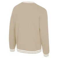 Sweat-shirt unisexe en chenille Stadium Essentials Tan Indiana Fever Club Level