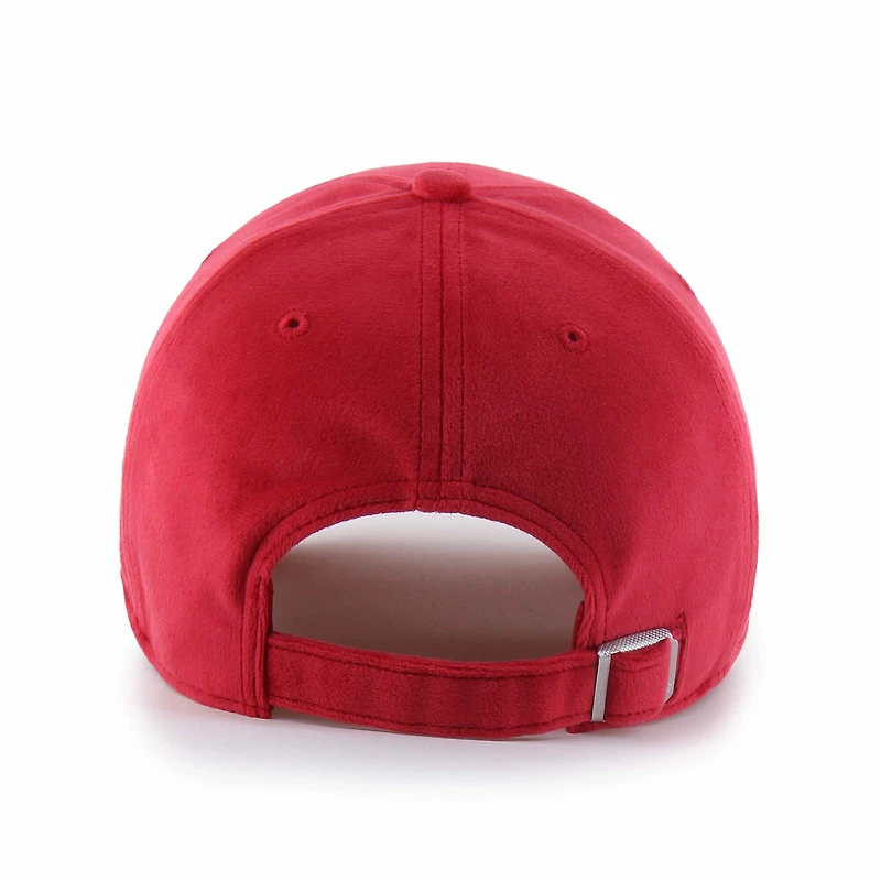 Chapeau unisexe '47 Red Indiana Fever Spirited Velour Clean Up ajustable