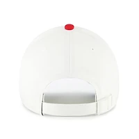 Unisex '47  White/Red Indiana Fever Contemporary Two-Tone Clean Up Adjustable Hat