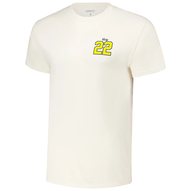 Unisex Caitlin Clark Cream Indiana Fever Player ID Arch T-Shirt