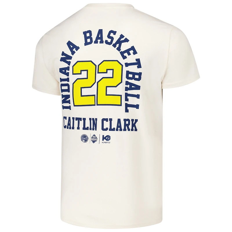 Unisex Caitlin Clark Cream Indiana Fever Player ID Arch T-Shirt