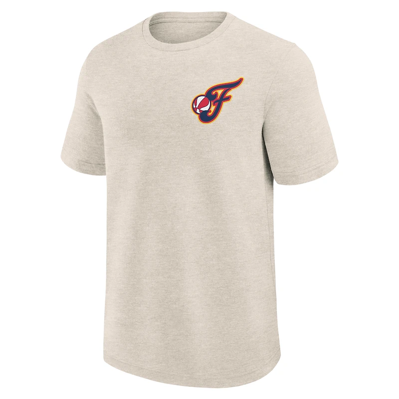 Unisex Fanatics Cream Indiana Fever Elite T-Shirt