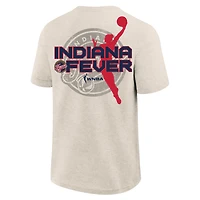 T-shirt unisexe Fanatics Cream Indiana Fever Tri-Blend Elite