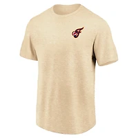 Unisex Fanatics Natural Indiana Fever Tri-Blend Elite T-Shirt
