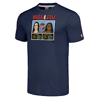 Hommage unisexe Caitlin Clark et Aliyah Boston Navy Indiana Fever WNBA Jam T-shirt triple mélange