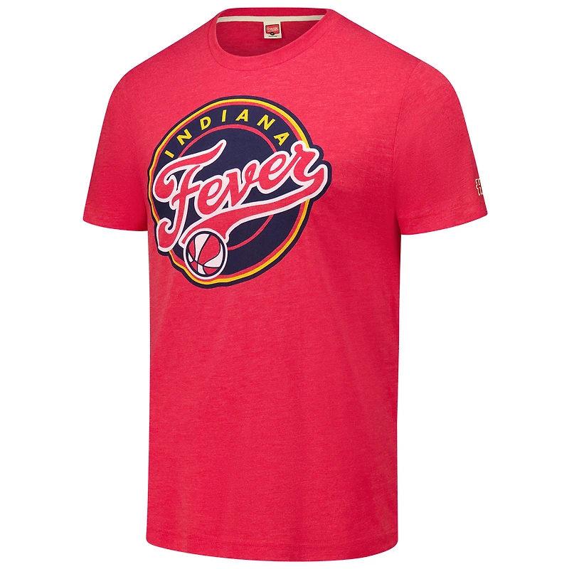 T-shirt unisexe Red Indiana Fever Team Spirit Tri-Blend Hommage