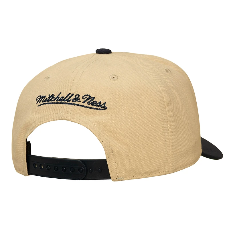 Casquette unisexe Mitchell & Ness kaki/marine Indiana Fever Pro Pinch Snapback