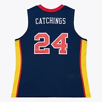 Maillot unisexe Mitchell & Ness Tamika Catchings bleu marine Indiana Fever Court Origins Swingman