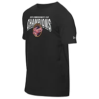 Unisex New Era  Black Indiana Fever 2025 WNBA Commissioner's Cup Champions T-Shirt