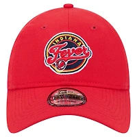 Unisex New Era Caitlin Clark Red Indiana Fever Name & Number Sidepatch 9TWENTY Adjustable Hat